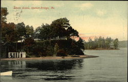 Shore Scene, Gurnet Bridge Brunswick, ME Postcard Postcard Postcard