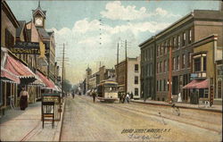 Broad Street Waverly, NY Postcard Postcard Postcard