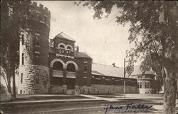 Large Brick Building Glens Falls, NY Postcard Postcard Postcard