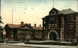 School No. 6 Yonkers, NY Postcard Postcard Postcard