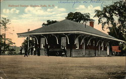 Railroad Station Postcard