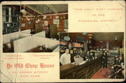 Ye Old Chop House New York, NY Postcard Postcard Postcard