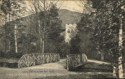 Scene in Kirkside Park, Roxbury-in-the-Catskills Postcard