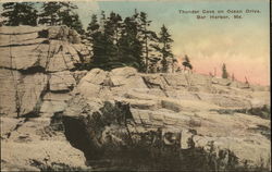 Thunder Cave on Ocean Drive Postcard