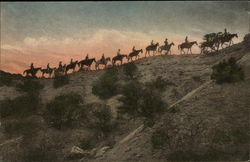 Along the Sunset Trail, Bishop's Lodge Santa Fe, NM Postcard Postcard Postcard