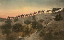 Along the Sunset Trail, Bishop's Lodge Santa Fe, NM Postcard Postcard Postcard