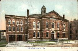 Municial Hall Herkimer, NY Postcard Postcard Postcard