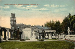 Belle Vista Castle, Roman Gardens Paterson, NJ Postcard Postcard Postcard