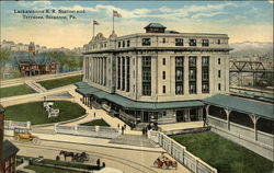 Lackawanna R.R. Station and Terrace Scranton, PA Postcard Postcard Postcard