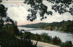 Hign Dam for East River Road Oswego, NY Postcard Postcard Postcard