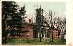 Chapel and Dormitory, Amherst College Postcard