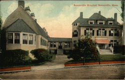 Somerville Hospital Massachusetts Postcard Postcard Postcard