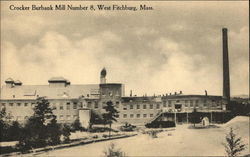 Crocker Burbank Mill Number 8 West Fitchburg, MA Postcard Postcard Postcard