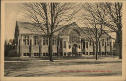 Library, Mount Holyoke College Postcard