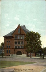 Town Hall, Destroyed by Fire, Dec. 21, 1909 Leominster, MA Postcard Postcard Postcard