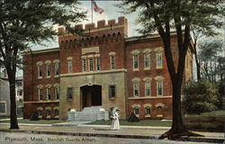 Standish Guards Armory Postcard