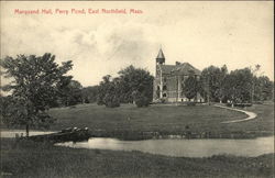 Marquand Hall, Perry Pond Postcard