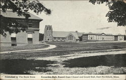 Kenarden Hall, Russell Sage Chapel and Gould Hall East Northfield, MA Postcard Postcard Postcard