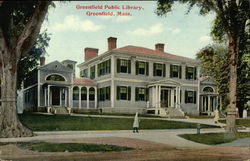 Greenfield Public Library Postcard