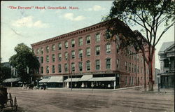 "The Devens" Hotel Greenfield, MA Postcard Postcard Postcard