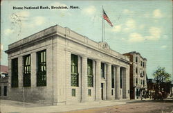 Home National Bank Brockton, MA Postcard Postcard Postcard