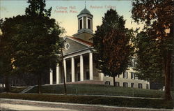 Amherst College - College Hall Postcard