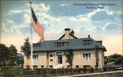 Greenwood Memorial Bath House Gardner, MA Postcard Postcard Postcard