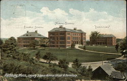 Edgary School-Normal School and Dormitory Postcard