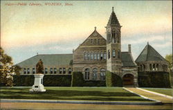 Public Library Postcard