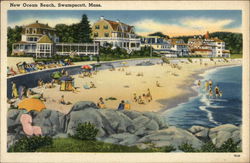 New Ocean Beach Swampscott, MA Postcard Postcard Postcard