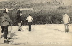 Skiing Eastover Resort Lenox, MA Postcard Postcard Postcard