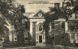 The President's House, Amherst College Massachusetts Postcard Postcard Postcard