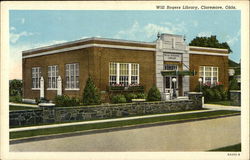 Will Rogers Library Claremore, OK Postcard Postcard Postcard