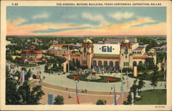 The General Motors Building, Texas Centennial Exposition, Dallas , TX Postcard