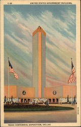 United States Government Building, Texas Centennial Exposition Dallas, TX Postcard Postcard Postcard