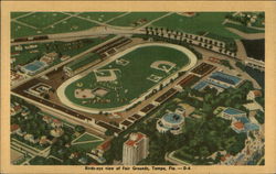 Birds-eye View of Fair Grounds Tampa, FL Postcard Postcard Postcard