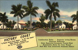 Victory Court Postcard