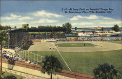 At Lang Field on Beautiful Tampa Bay St. Petersburg, FL Postcard Postcard Postcard