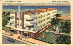 Somerset Hotel Miami Beach, FL Postcard Postcard Postcard