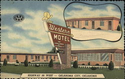 Western Motel Oklahoma City, OK Postcard Postcard Postcard