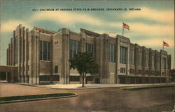 Coliseum at Indiana State Fairgrounds Indianapolis, IN Postcard Postcard Postcard