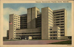 Veterans Administration Hospital Postcard