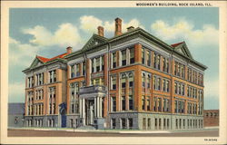 Woodmen's Building Rock Island, IL Postcard Postcard Postcard