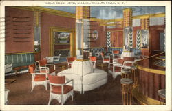 Indian Room, Hotel Niagara Niagara Falls, NY Postcard Postcard Postcard