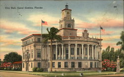 City Hall Coral Gables, FL Postcard Postcard Postcard