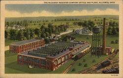 McCaskey Register Company Office and Plant Alliance, OH Postcard Postcard Postcard