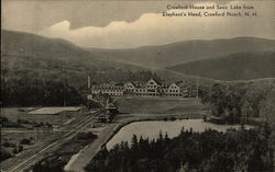 Crawford House and Saco Lake from Elephant's Head Crawford Notch, NH Postcard Postcard Postcard