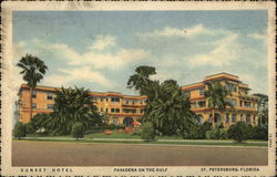 Sunset Hotel St. Petersburg, FL Postcard Postcard Postcard