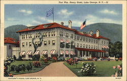 Fort Wm. Henry Hotel Lake George, NY Postcard Postcard Postcard