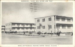 Barracks, Naval Air Technical Training Center Norman, OK Postcard Postcard Postcard